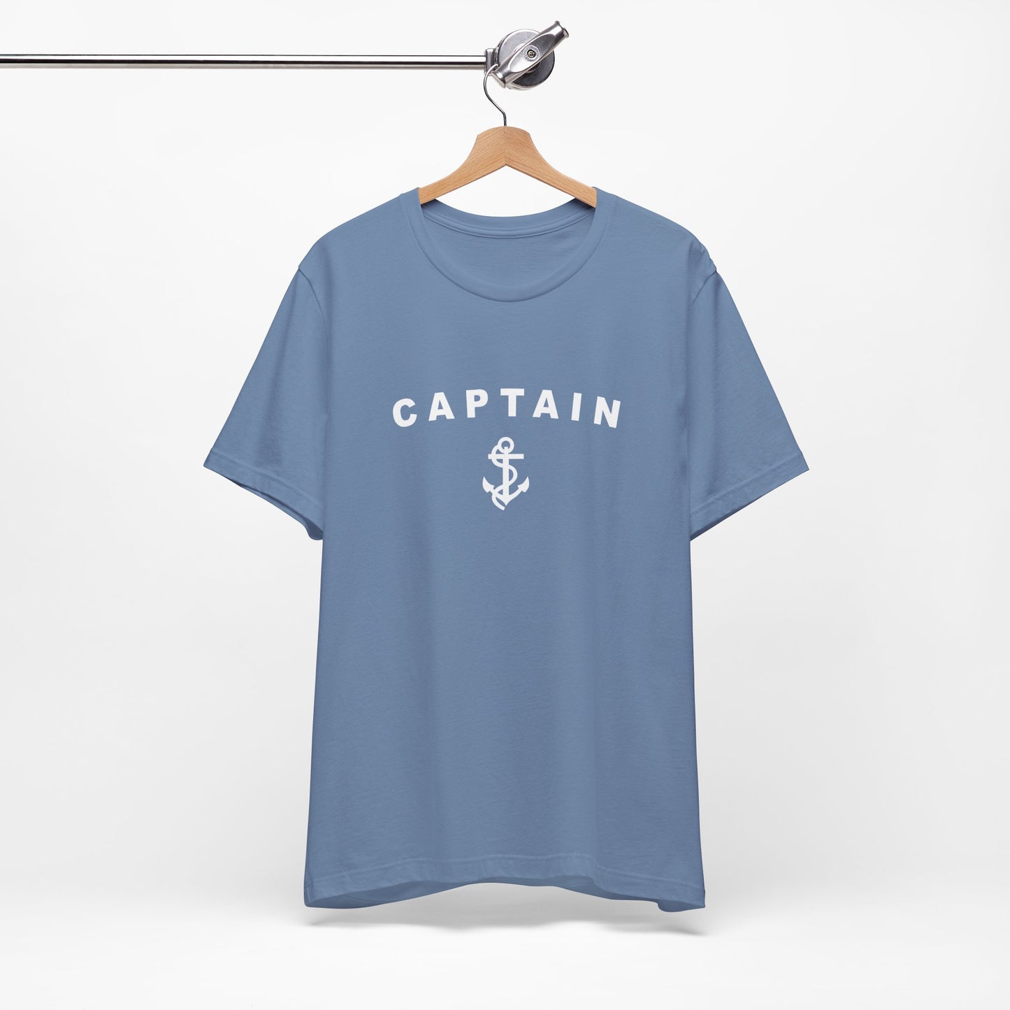 Captain T-shirt with Nautical Anchor