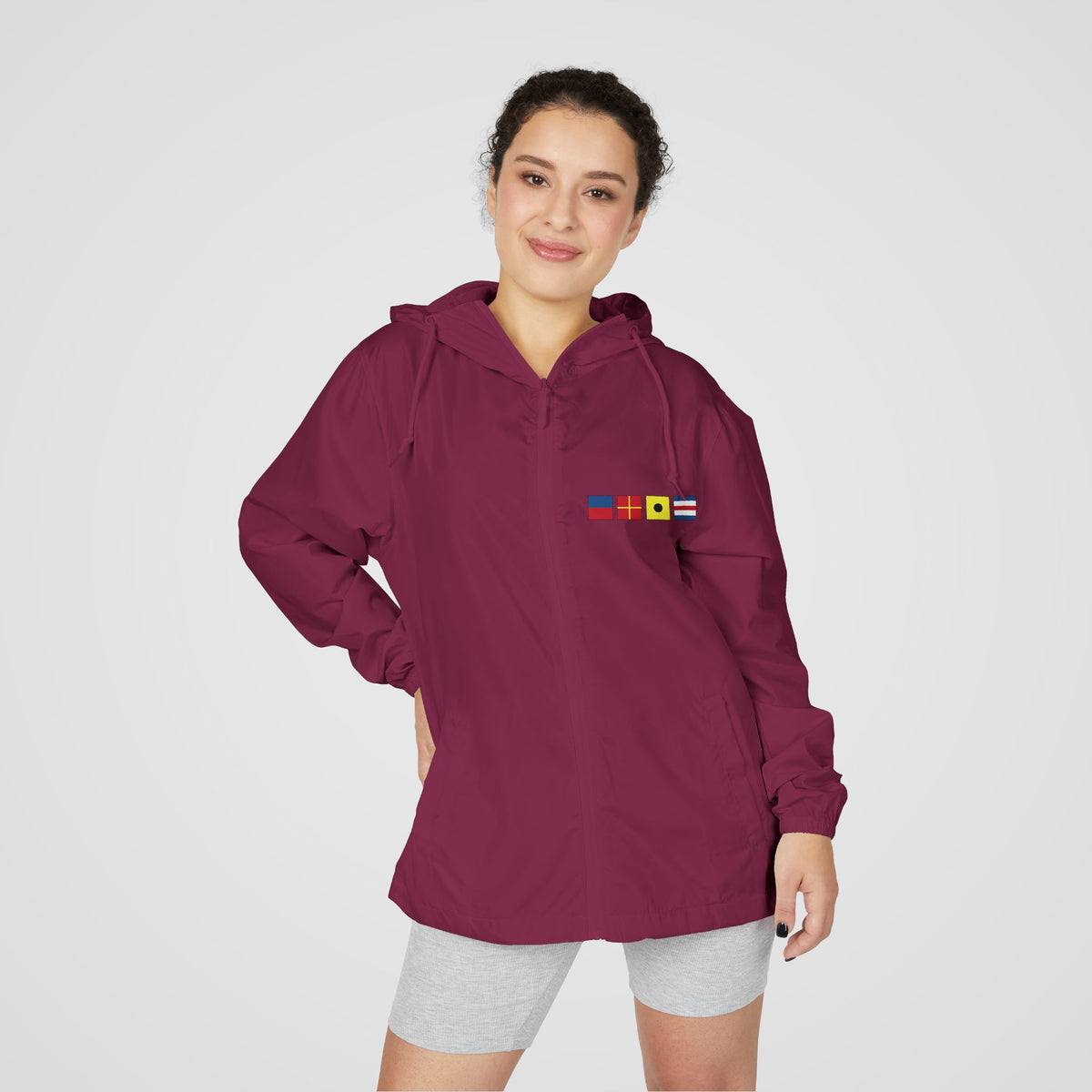 Personalized Nautical Flag Windbreaker Jacket