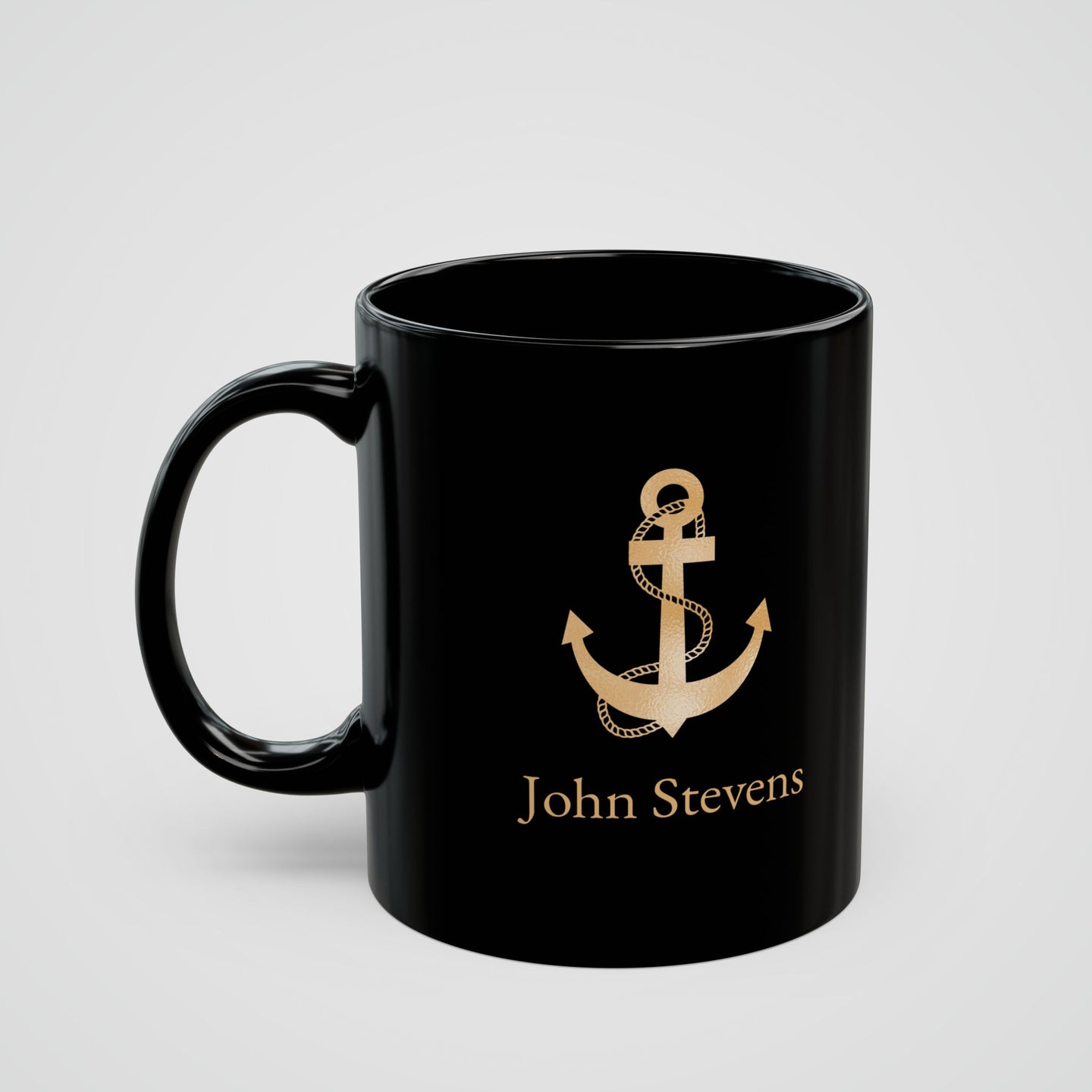 Personalized Mug with Nautical Anchor