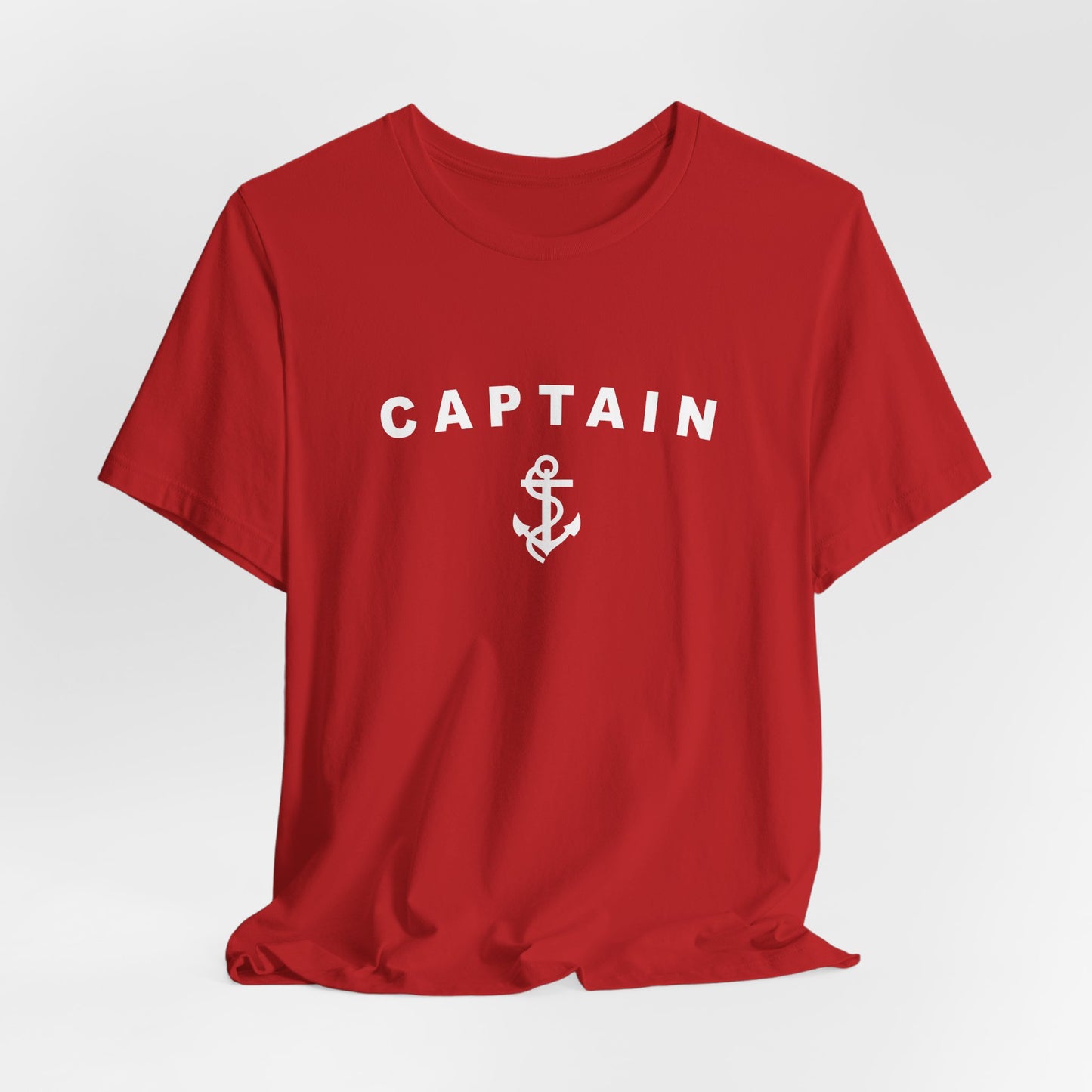 Captain T-shirt with Nautical Anchor