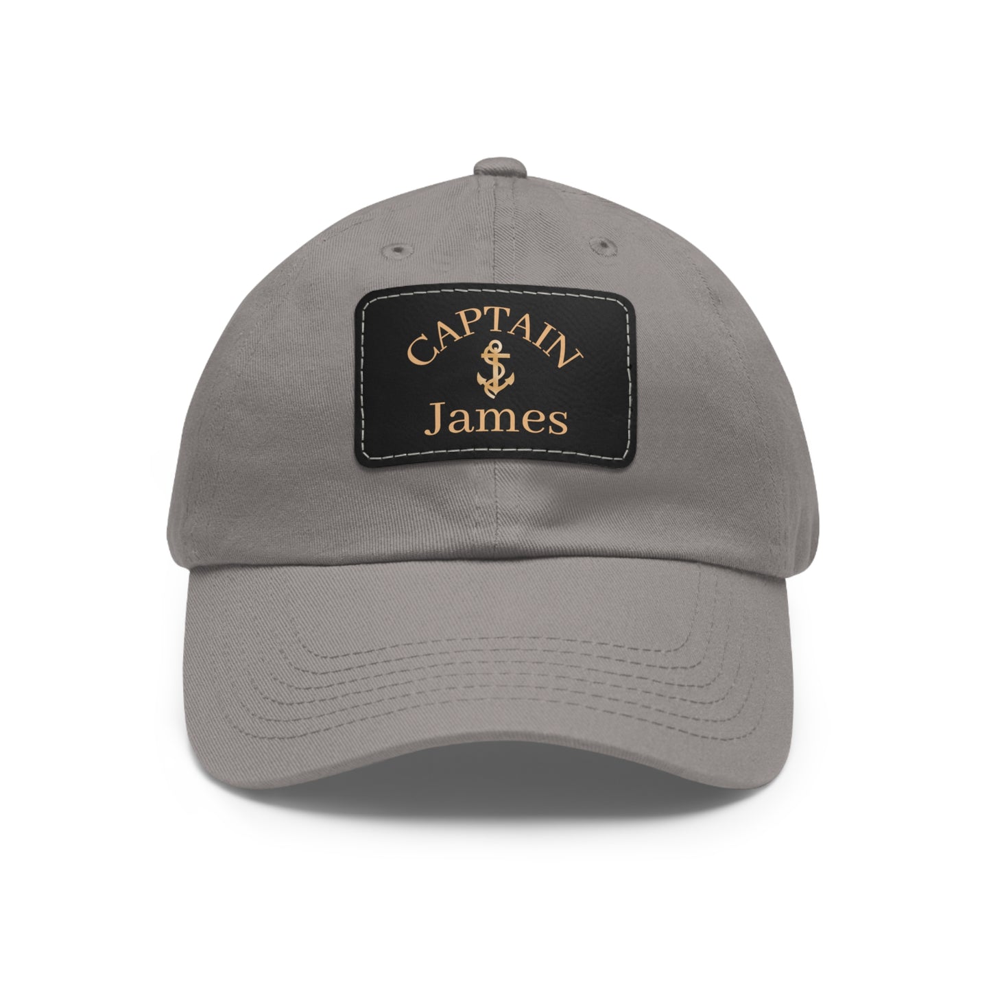 Gold Anchor Dad Hat for Captain or First Mate