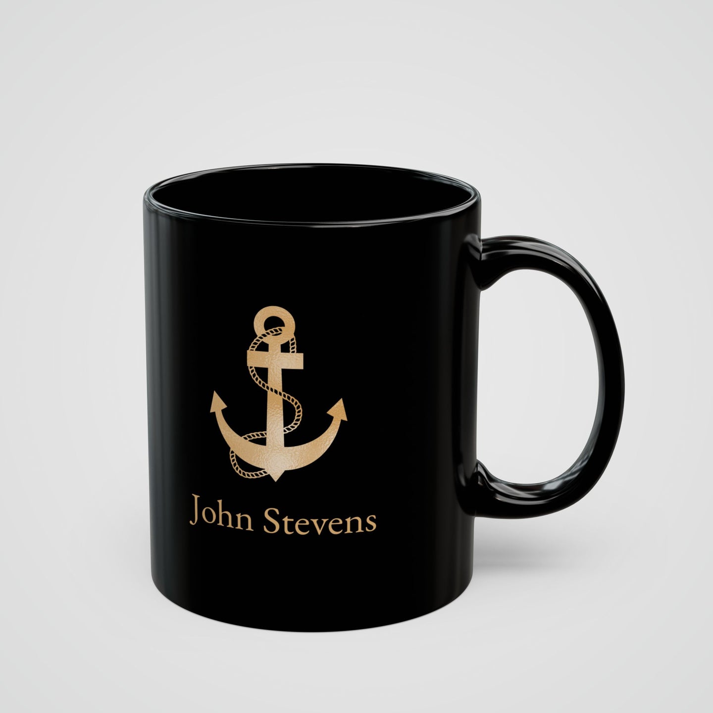 Personalized Mug with Nautical Anchor