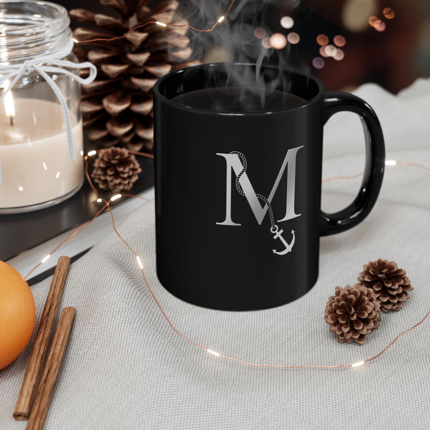 Nautical Monogram Mug