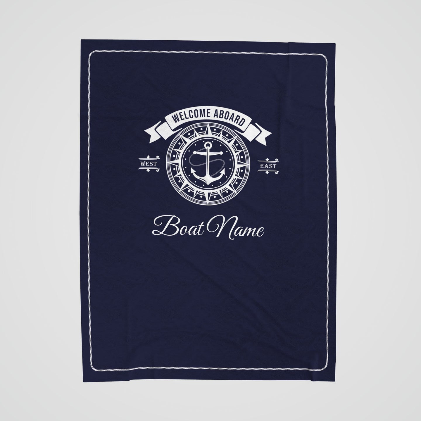 Velveteen Plush Blanket for Boats & Yachts
