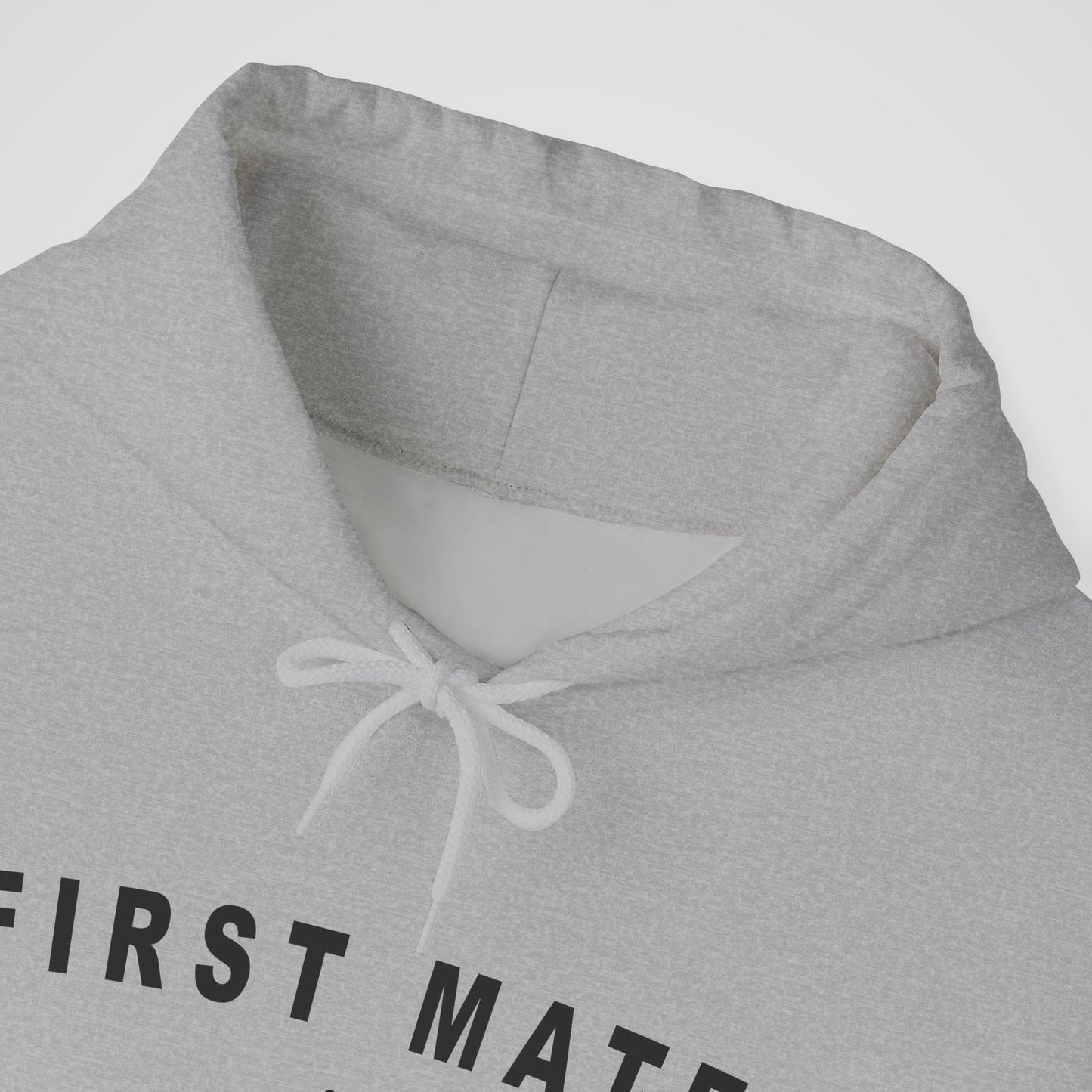 First Mate Hooded Sweatshirt with Ship Wheel