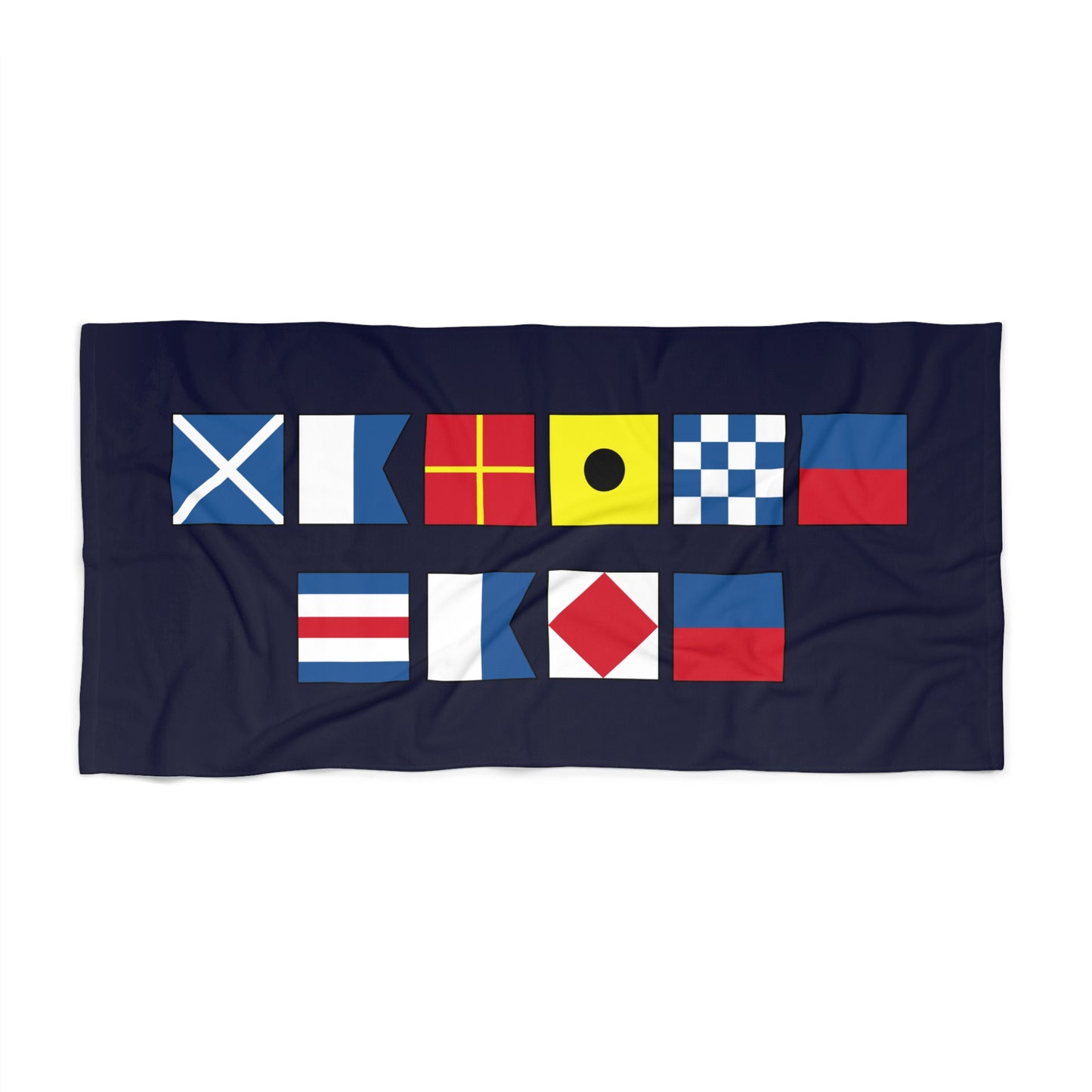 Custom Nautical Flag Towel