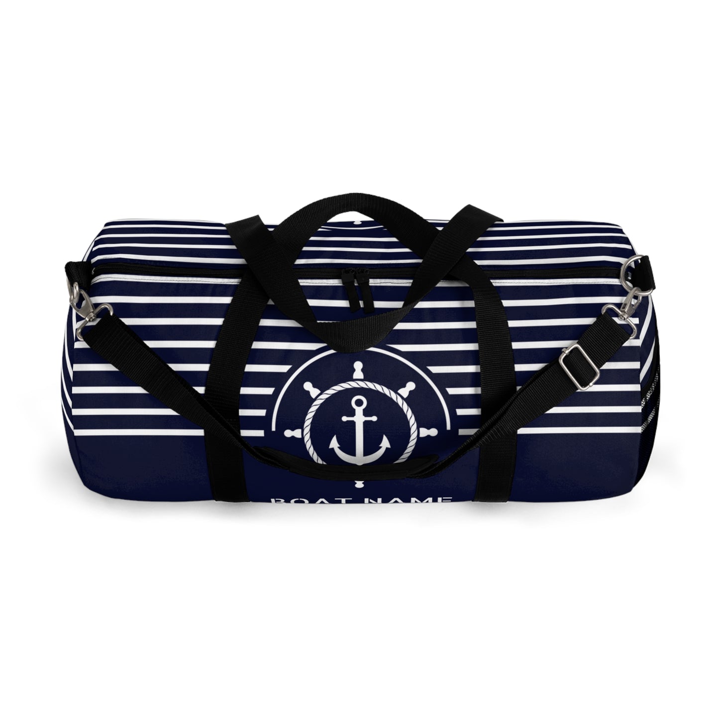 Anchor & Ship Wheel Duffel Bag – Personalized Nautical Sports & Travel Bag