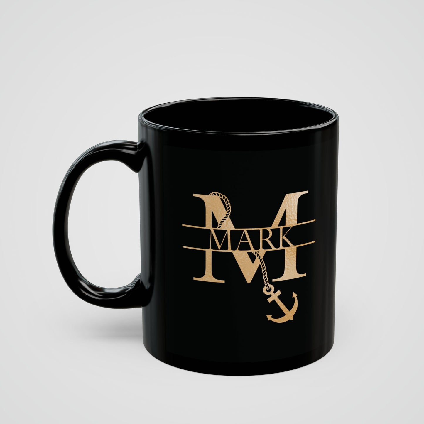 Personalized Nautical Monogram Mug
