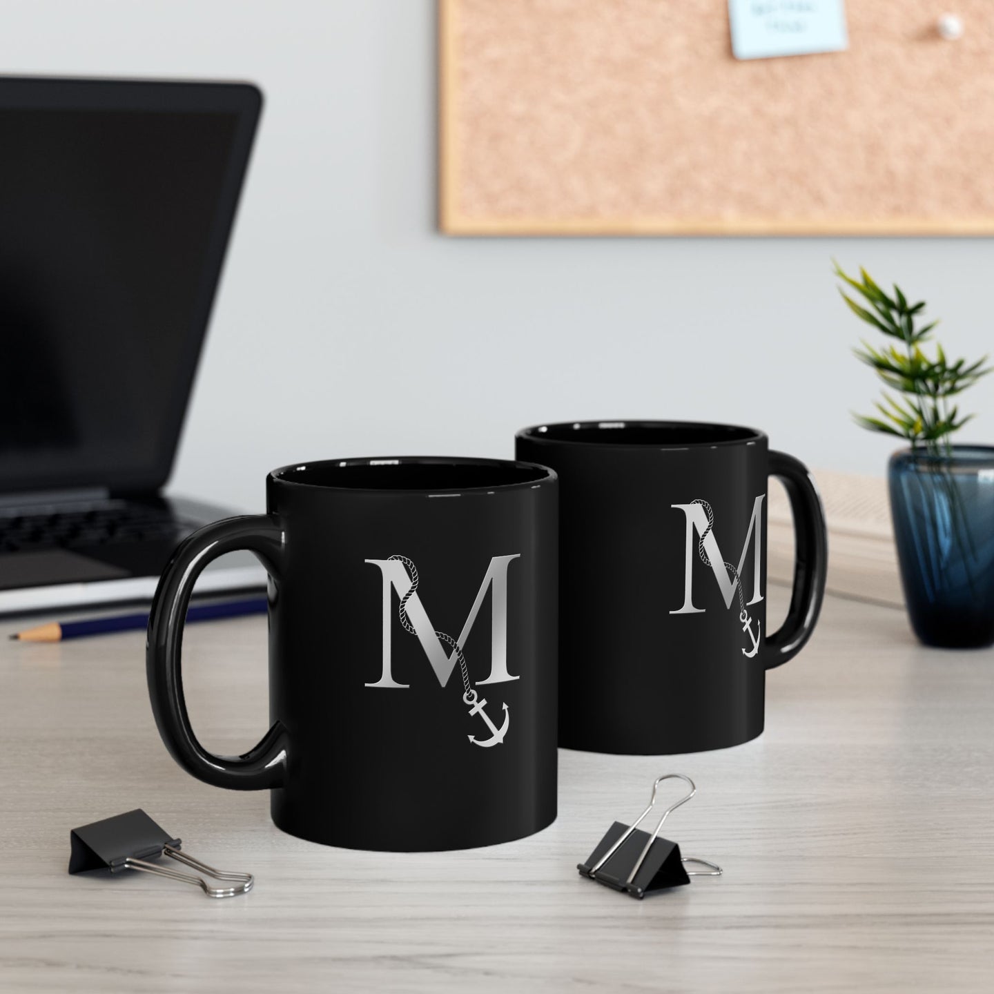 Nautical Monogram Mug