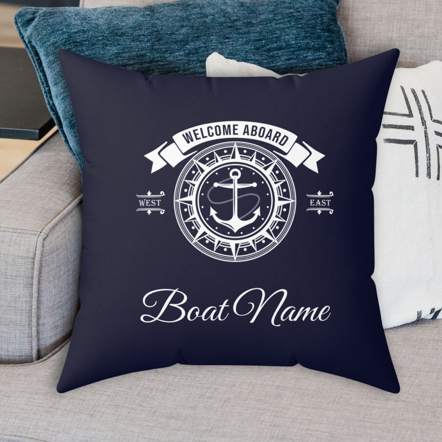 Nautical Pillow for Boat or Yacht