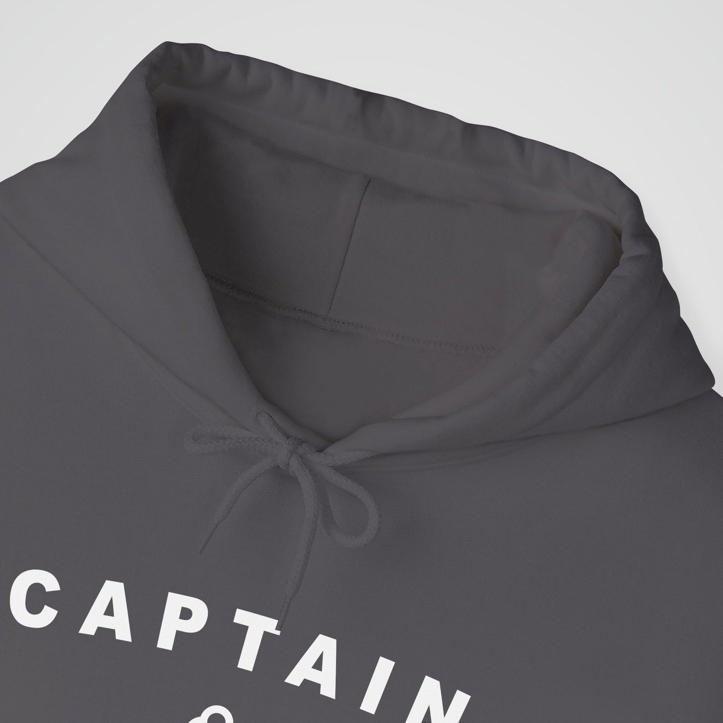 Captain Hooded Sweatshirt with Nautical Anchor