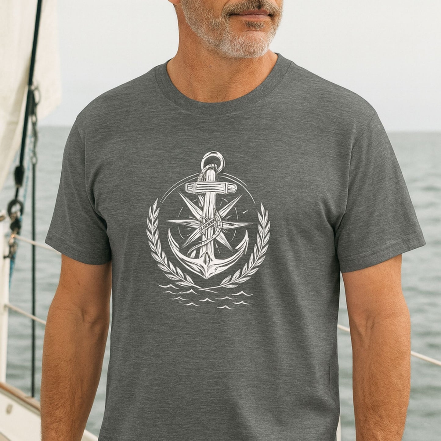 Anchor Compass Nautical T-Shirt