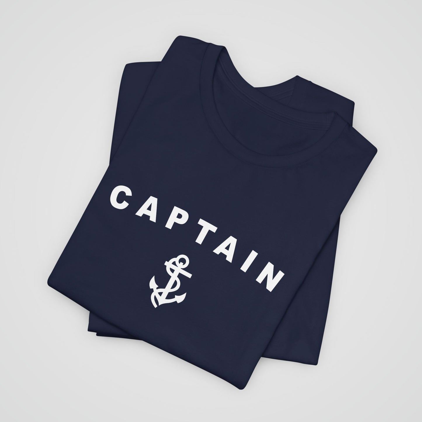 Captain T-shirt with Nautical Anchor