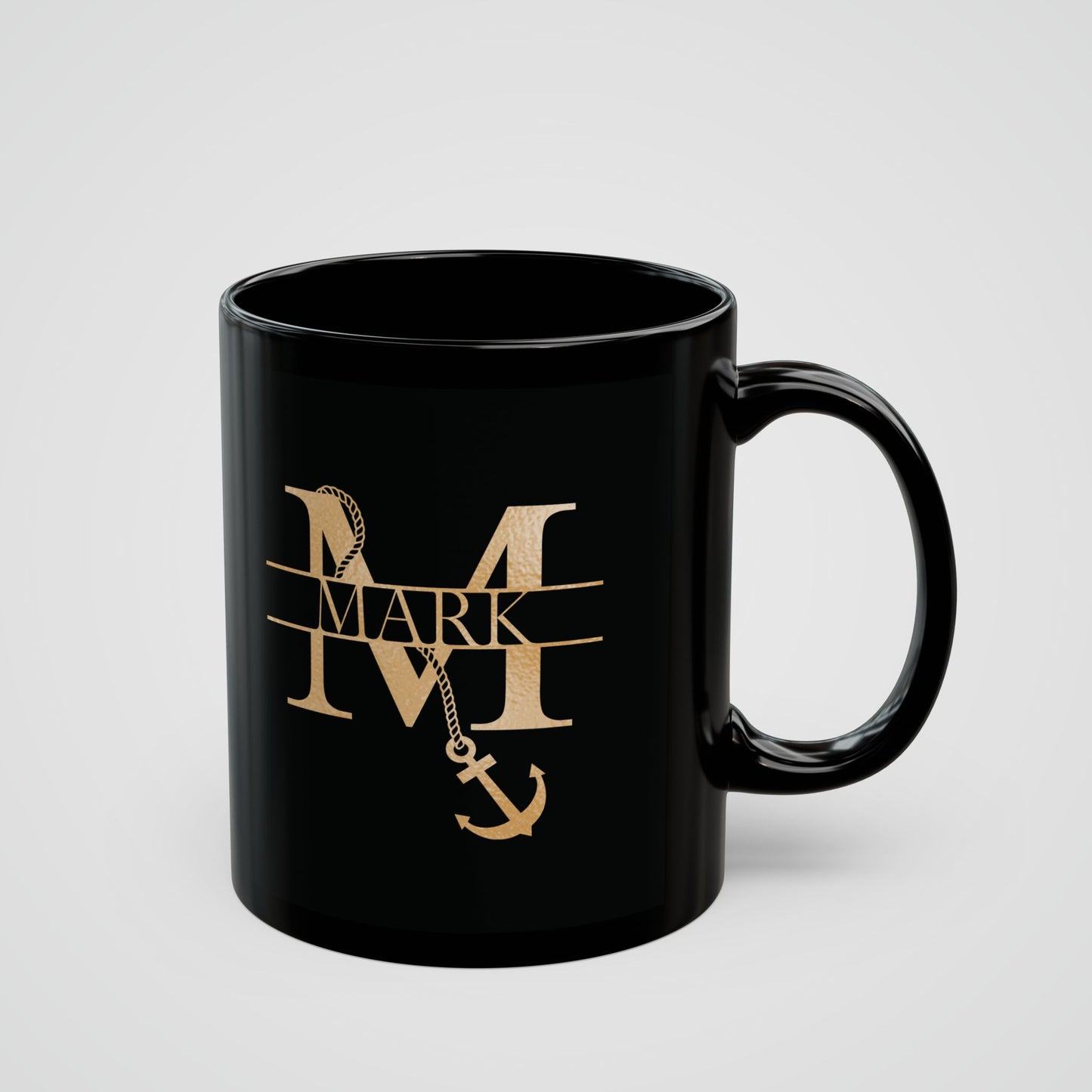 Personalized Nautical Monogram Mug