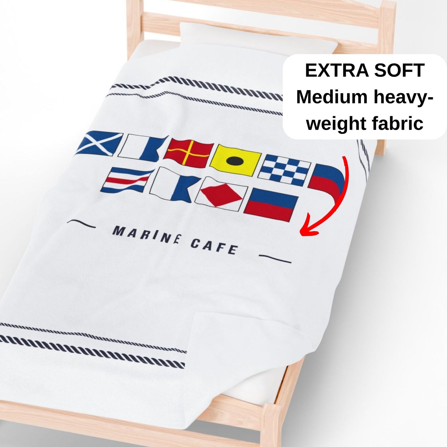 Nautical Flag Blanket