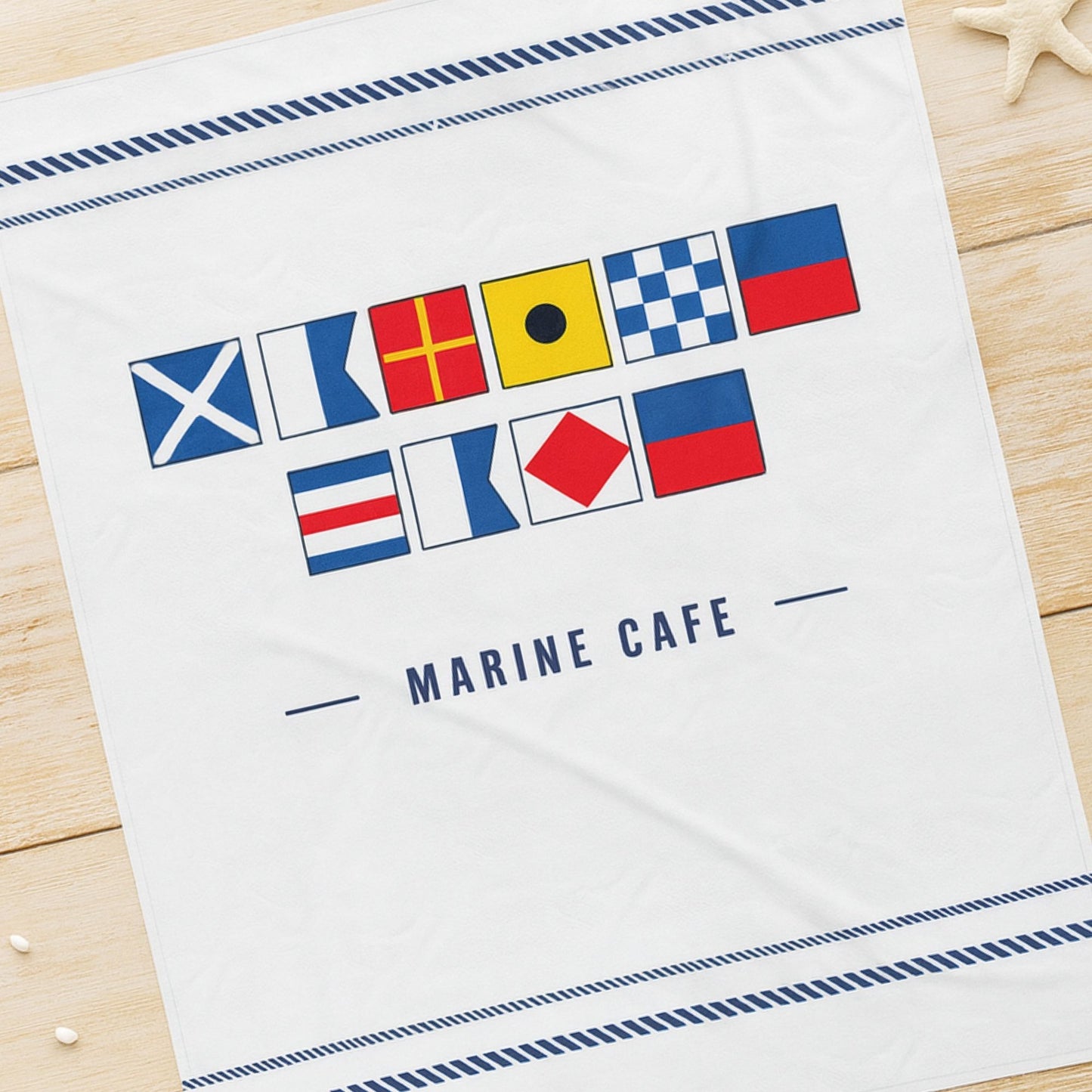 Nautical Flag Blanket