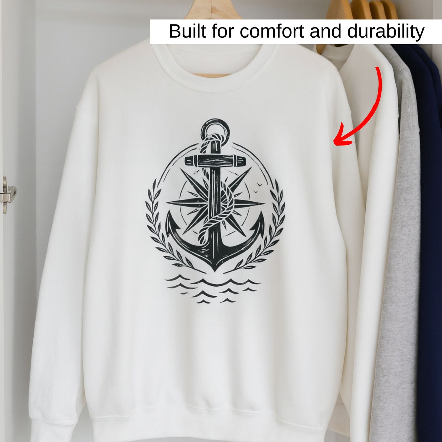 Nautical Anchor Sweatshirt