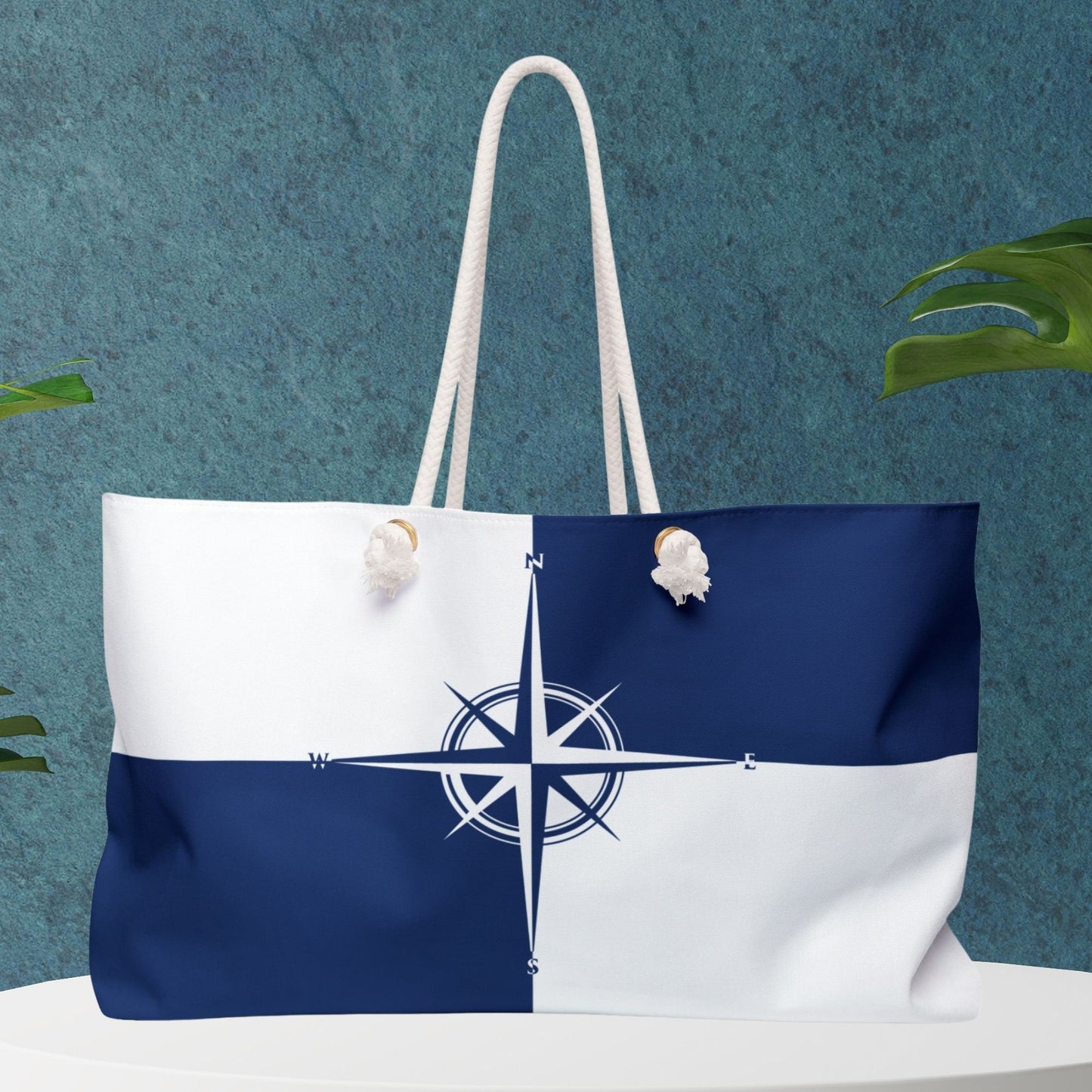 Custom Nautical Bag with Compass Design