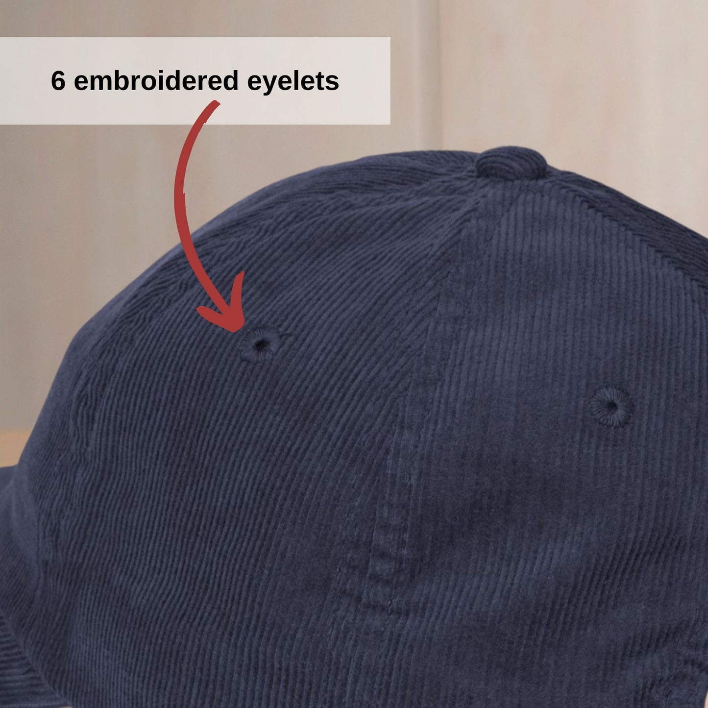 Personalized Nautical Flags Corduroy Hat