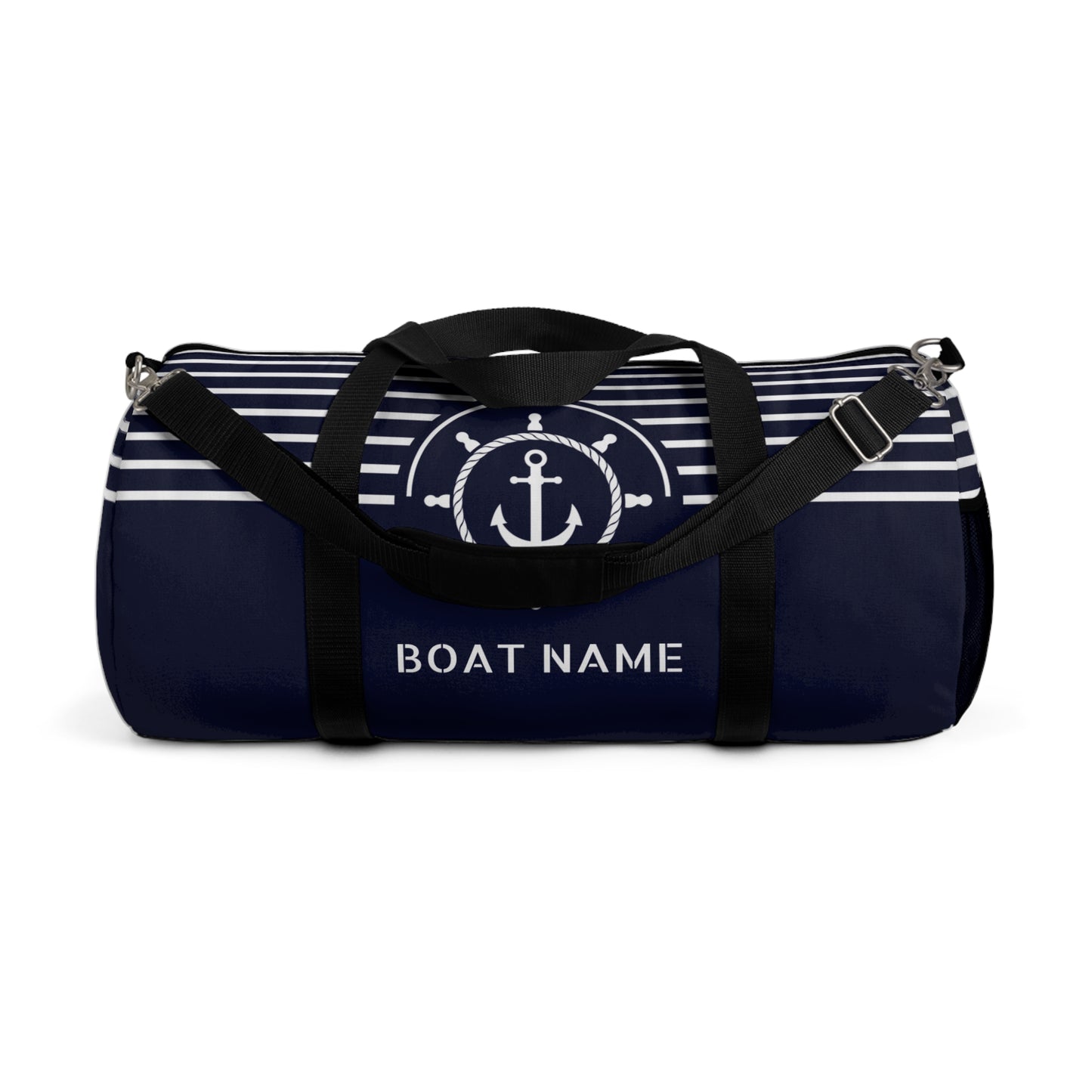 Anchor & Ship Wheel Duffel Bag – Personalized Nautical Sports & Travel Bag