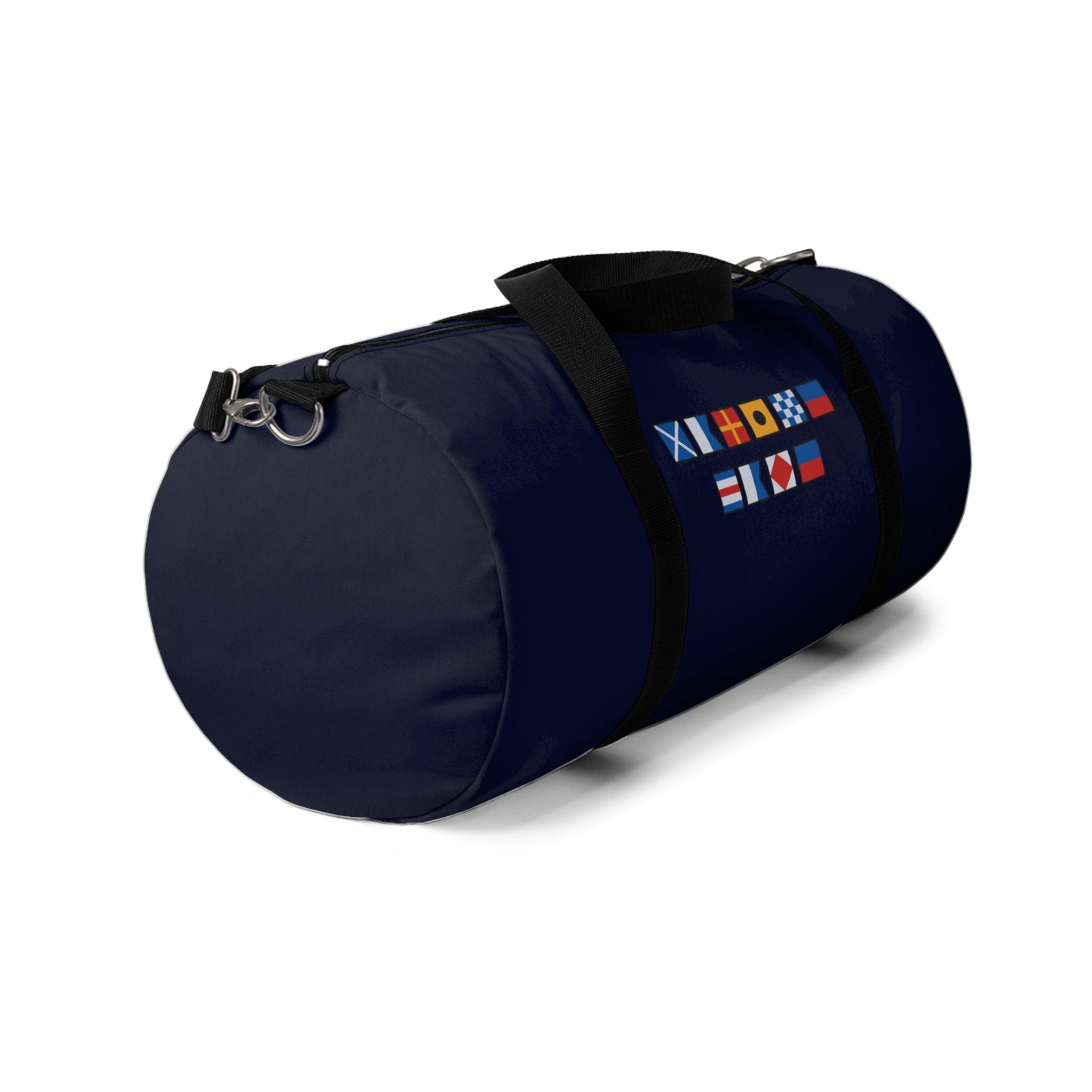 Nautical Flags Duffel Bag – Personalized Sports & Travel Bag with Custom Name