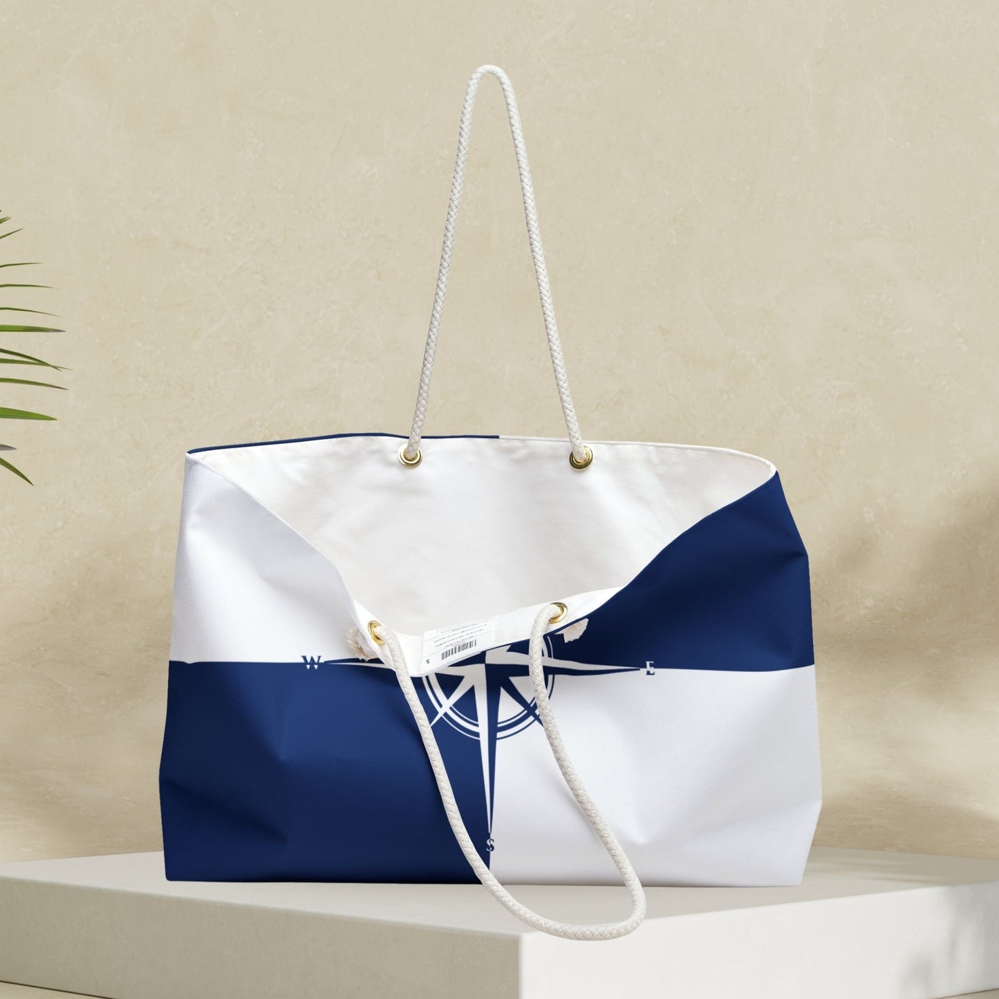 Custom Nautical Bag with Compass Design