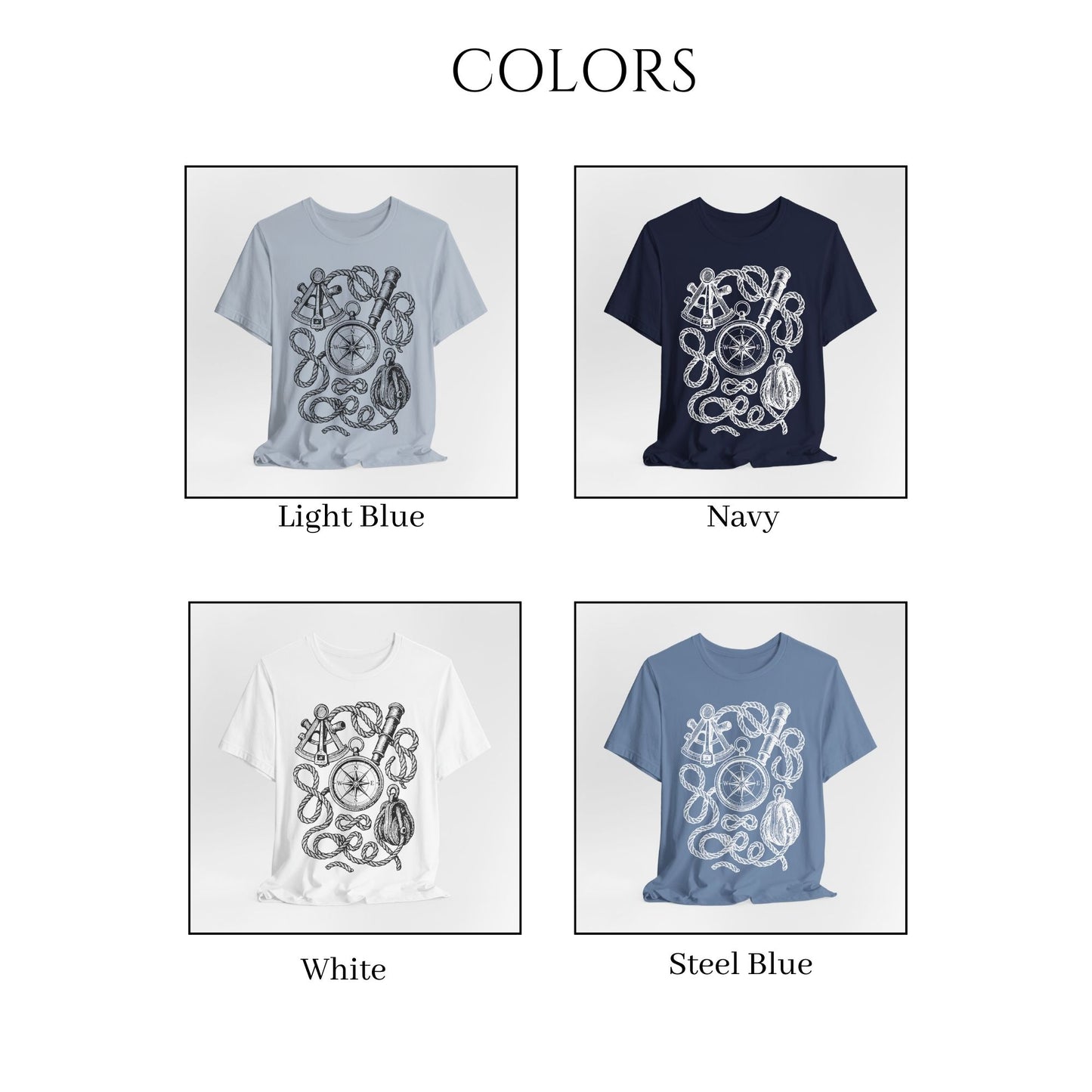 Nautical Compass Rope T-Shirt