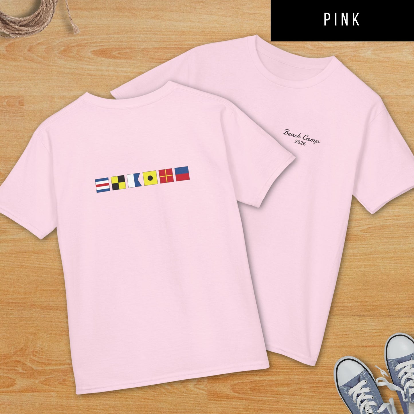 Personalized Nautical Flag T-Shirt - Youth Sizes