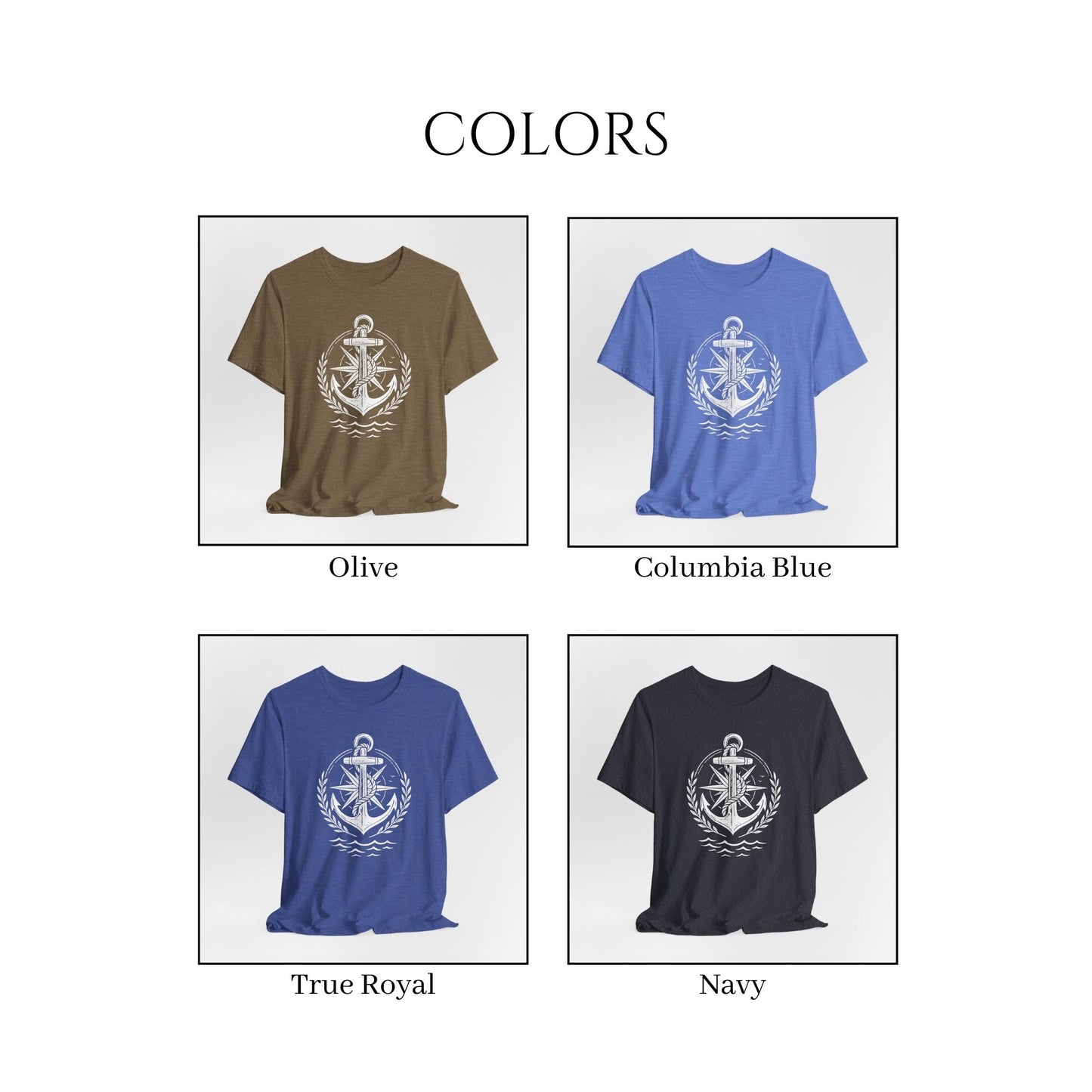 Anchor Compass Nautical T-Shirt