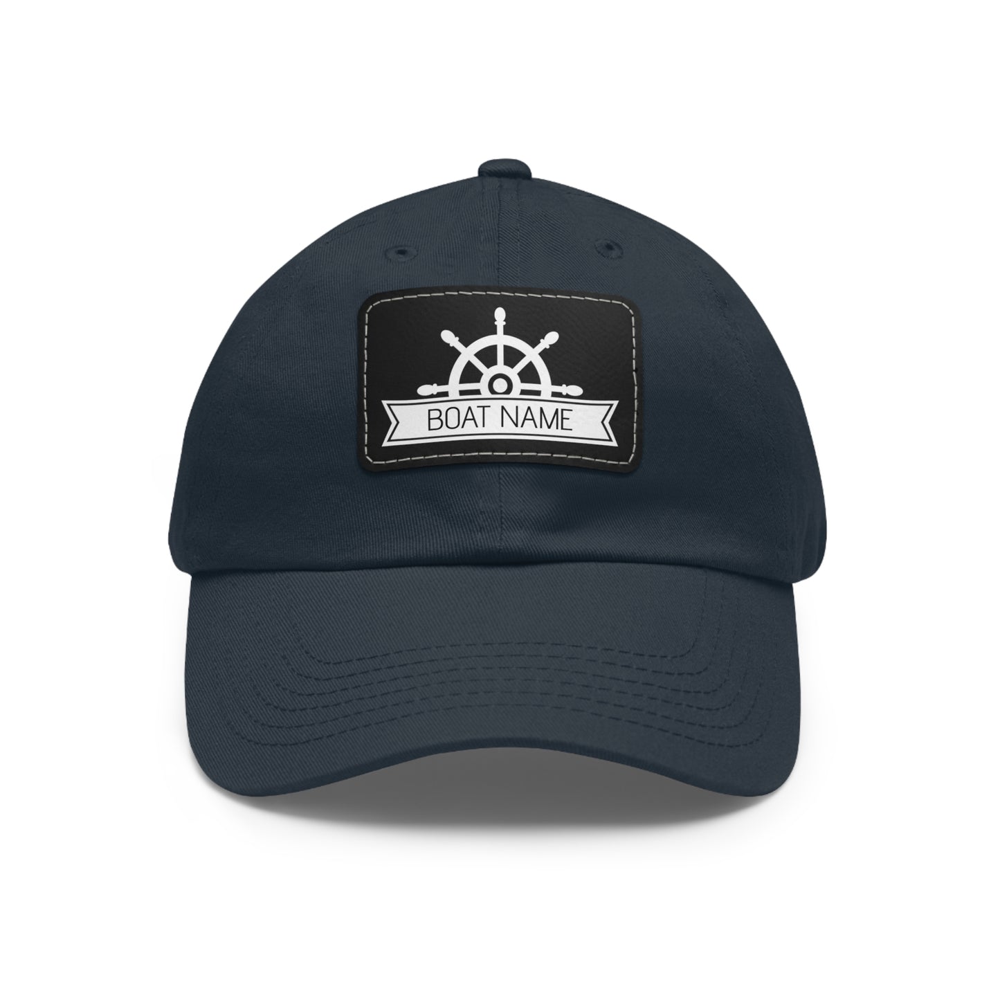 Personalized Dad Hat with Boat Name