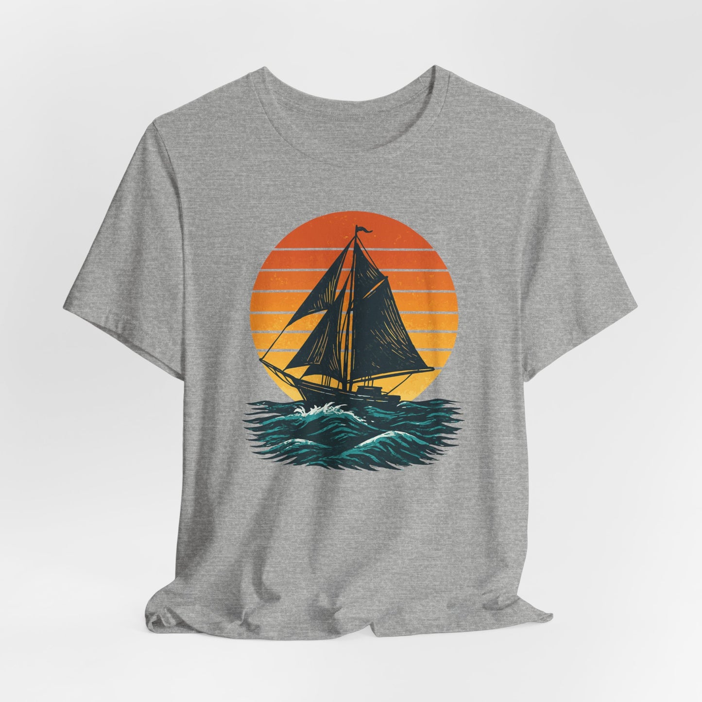 Sailing Sunset Nautical T-Shirt
