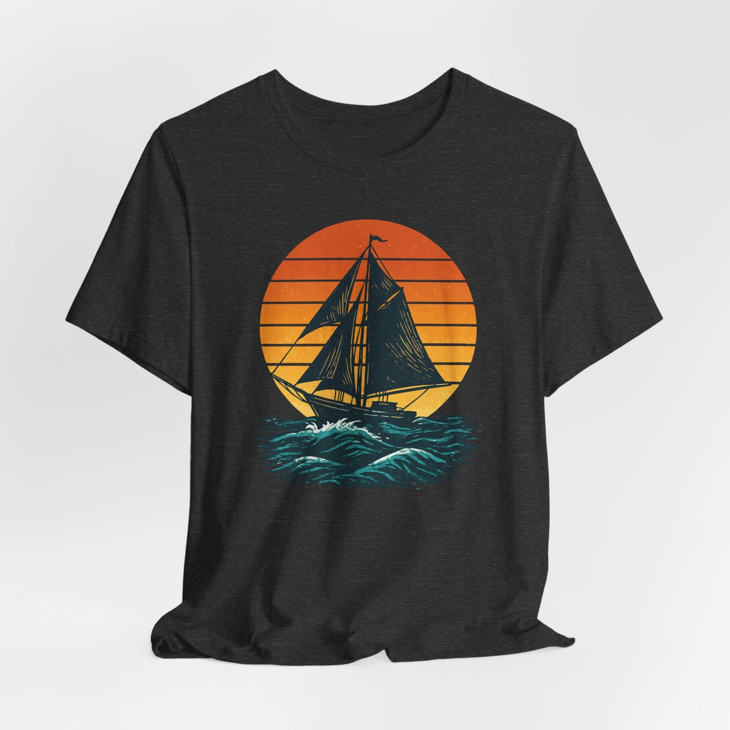 Sailing Sunset Nautical T-Shirt