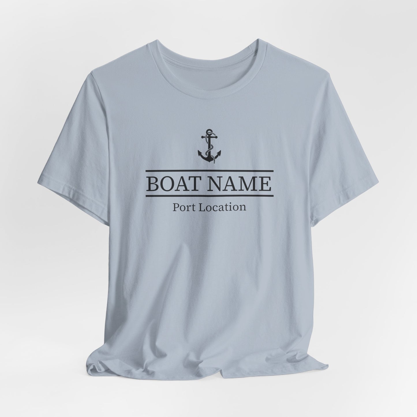 Custom Boat Name and Port T-Shirt