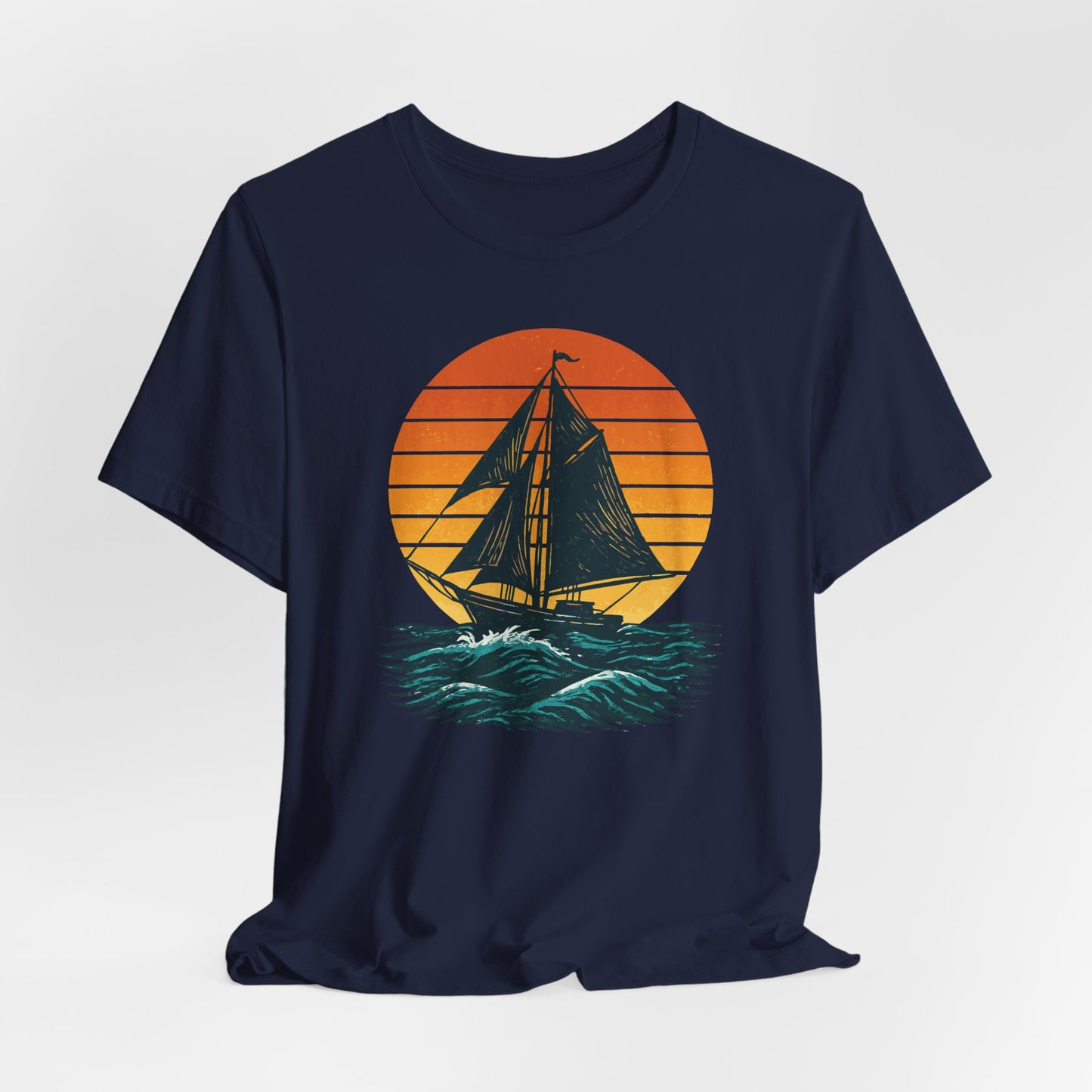 Sailing Sunset Nautical T-Shirt
