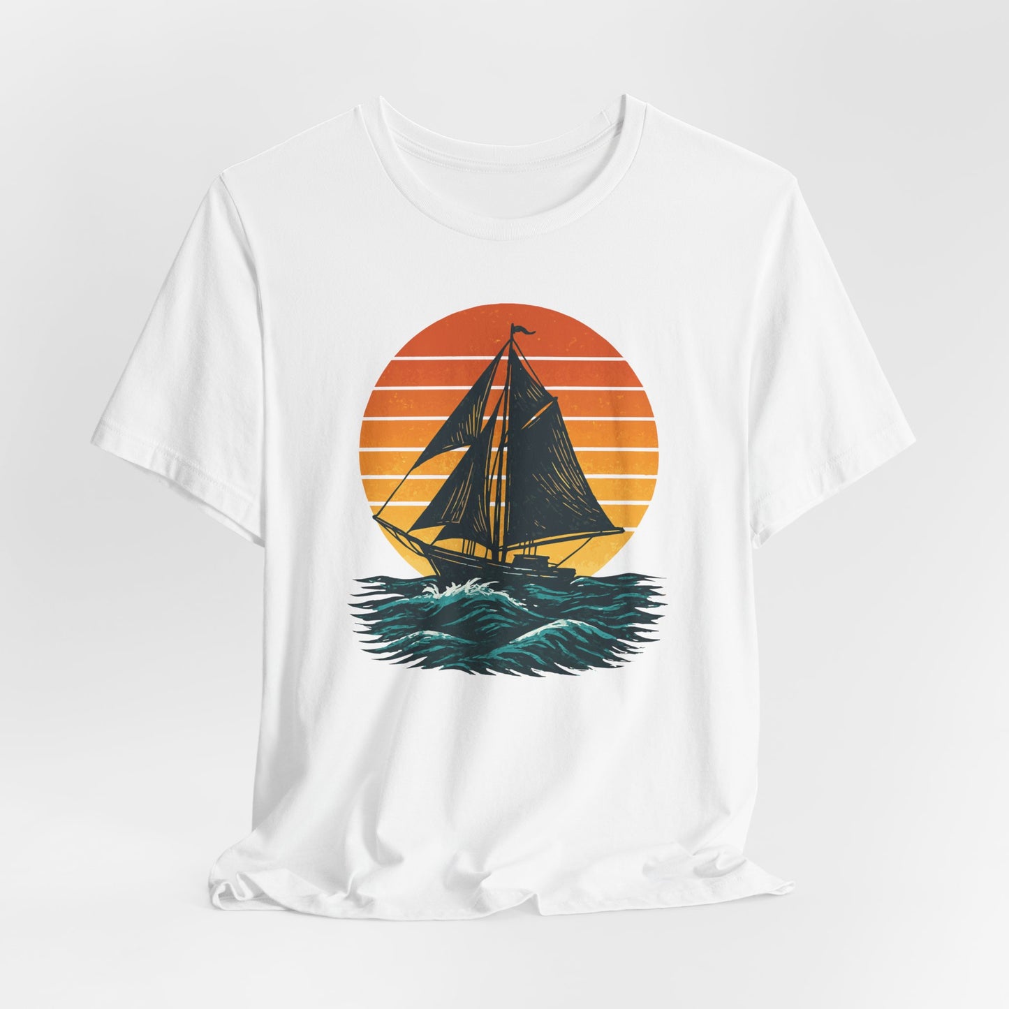 Sailing Sunset Nautical T-Shirt