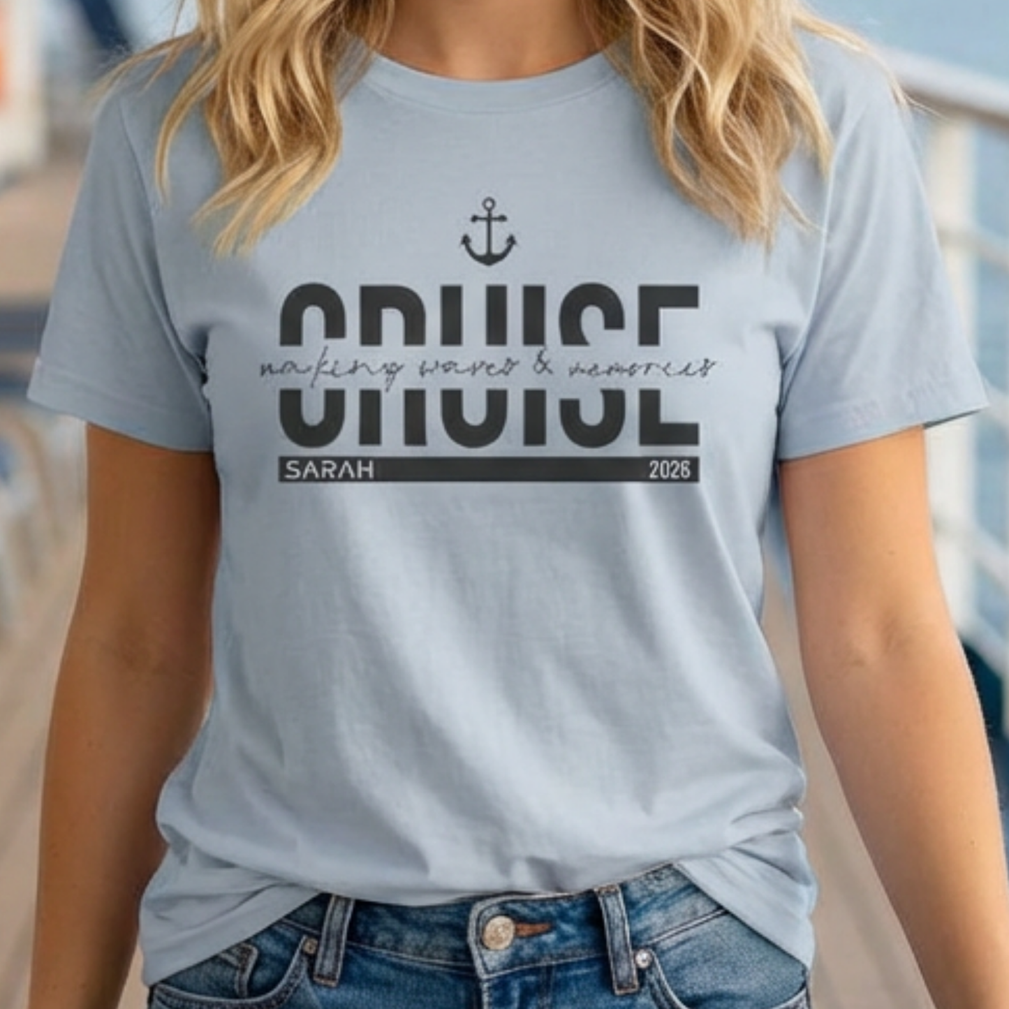 Personalized Cruise Shirt - Making waves & memories