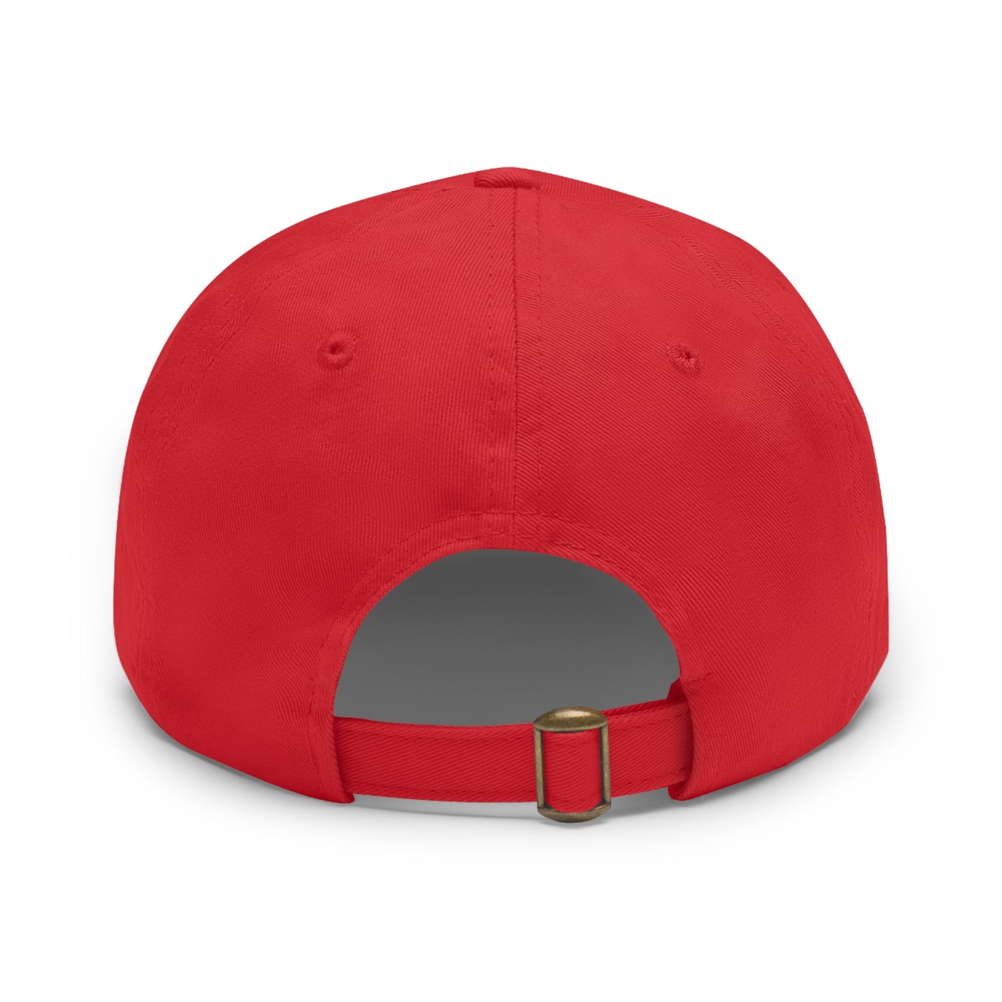 Fish Dad Hat with Round Leather Patch