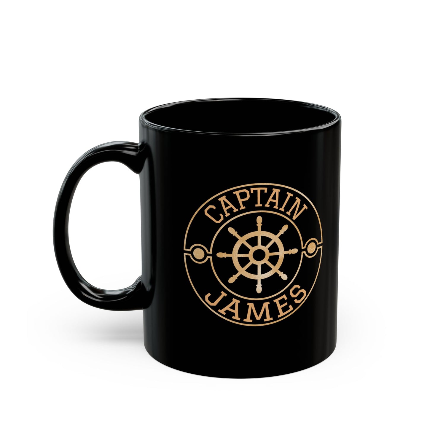 Personalized Mug with Ship Wheel