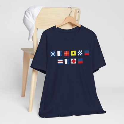 Personalized Nautical Flags T-Shirt