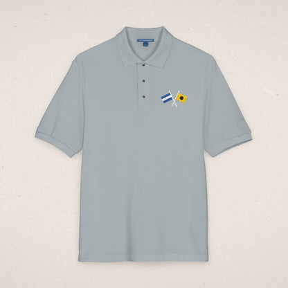 Personalized Nautical Signal Flag Polo Shirt