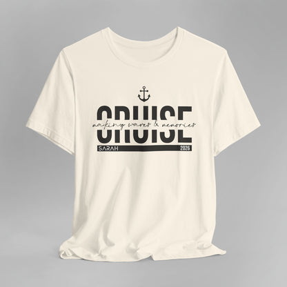 Personalized Cruise Shirt - Making waves & memories
