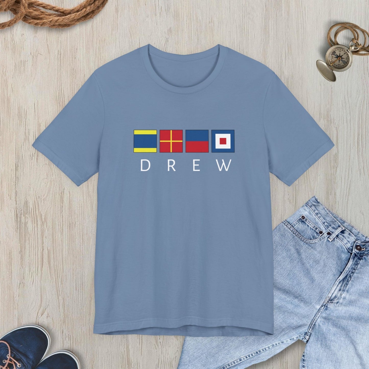 Personalized Nautical Flag Shirt