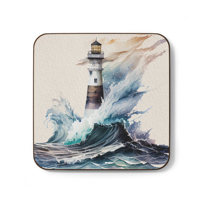 Lighthouse Coaster - Set of 4 (Hardboard Back)