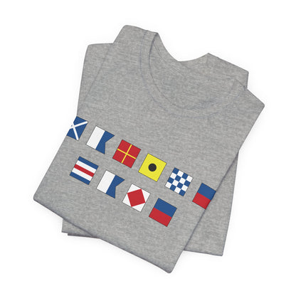 Personalized Nautical Flags T-Shirt