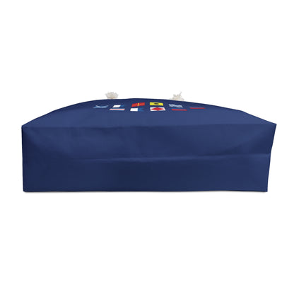 Personalized Nautical Flags Weekender Bag