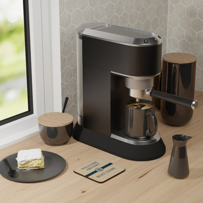 Boat Name Coaster - Ship Wheel (Set of 4)