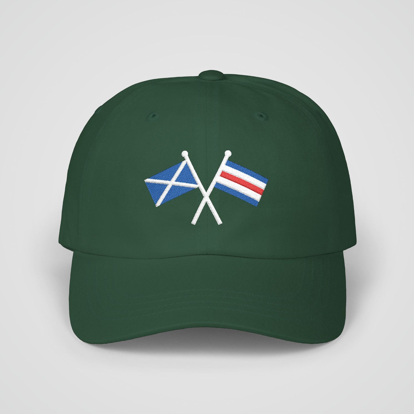 Personalized Crossed Nautical Flag Dad Hat