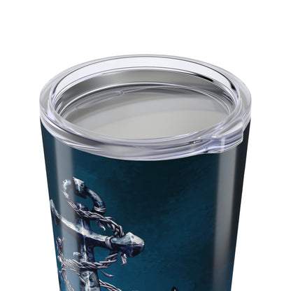 Personalized Nautical Tumbler 20oz with Anchor