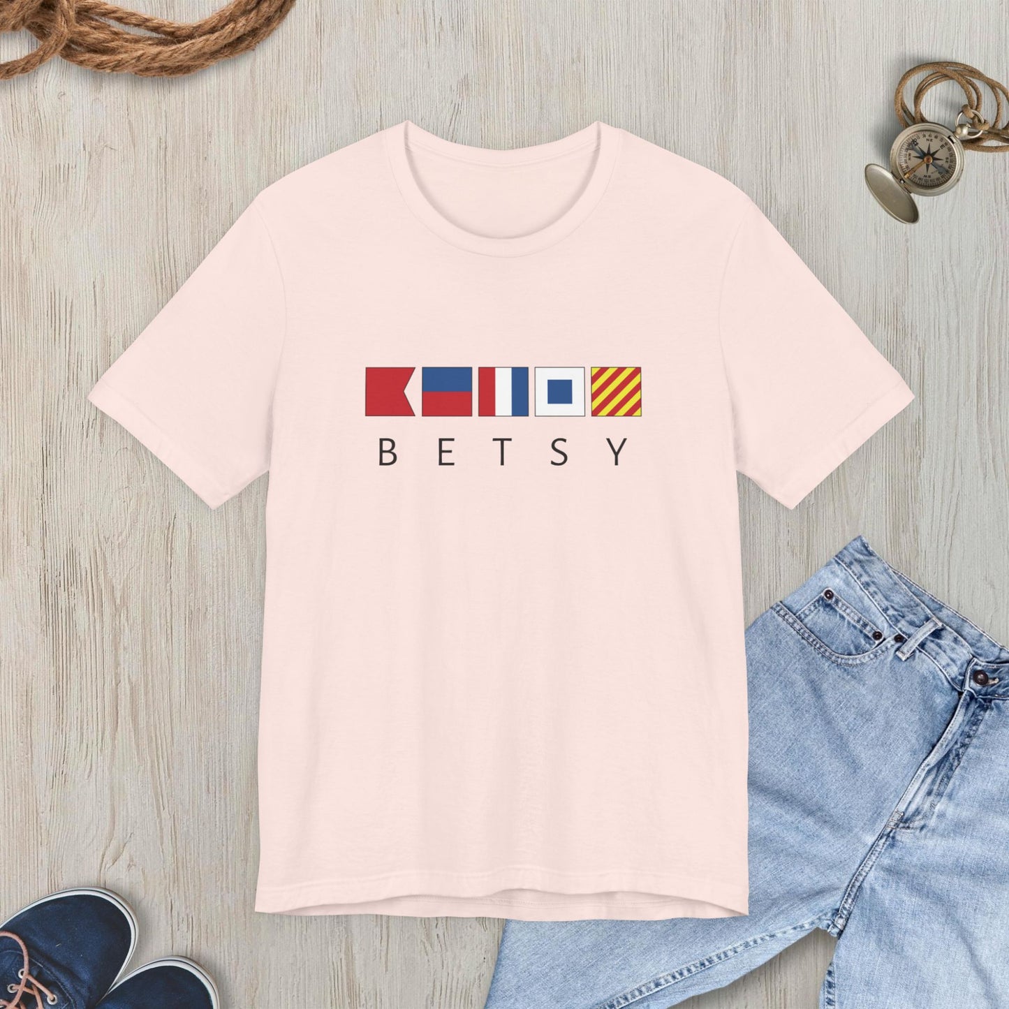 Personalized Nautical Flag Shirt