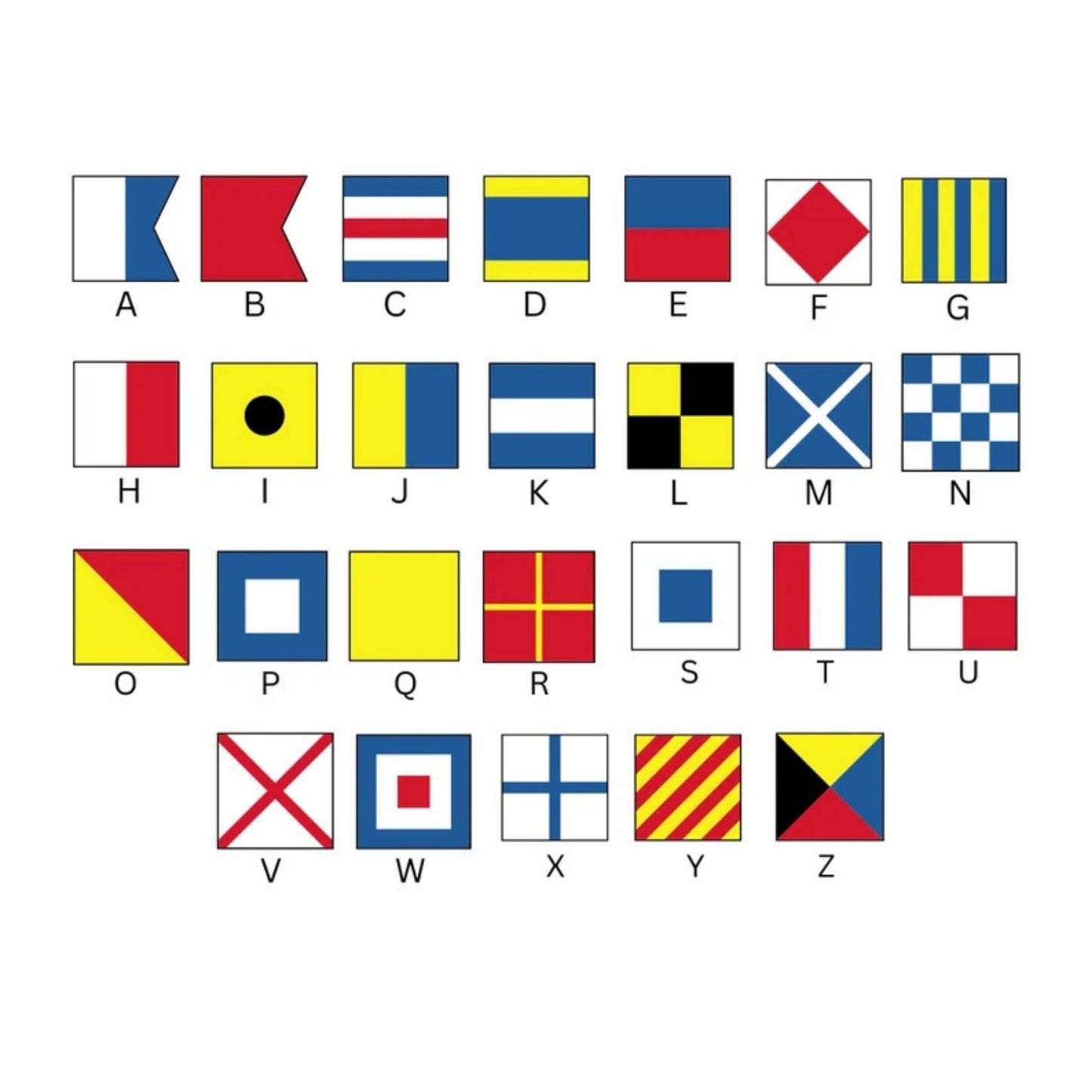 Personalized Nautical Signal Flag Canvas